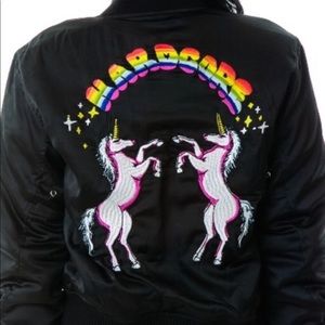 Unif unicorn hardcore bomber jacket